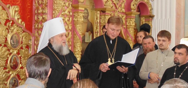ВСТРЕЧА НОВОПОСТАВЛЕННОГО МИТРОПОЛИТА ТУЛЬЧИНСКОГО И БРАЦЛАВСКОГО ИОНАФАНА С ЕПАРХИАЛЬНЫМ ДУХОВЕНСТВОМ В КАФЕДРАЛЬНОМ СОБОРЕ